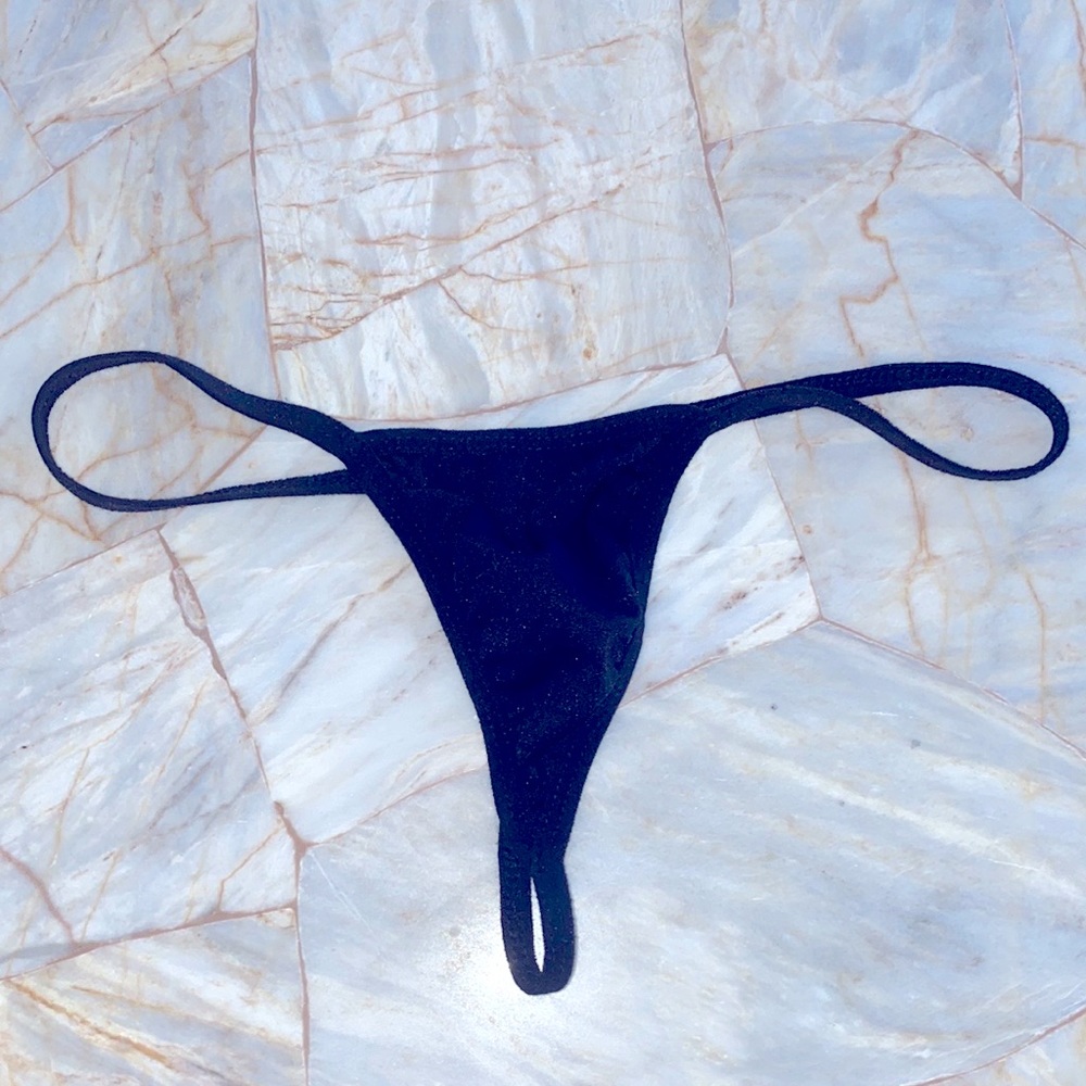 Victoria Secret Black‎ Thong Panty Xs